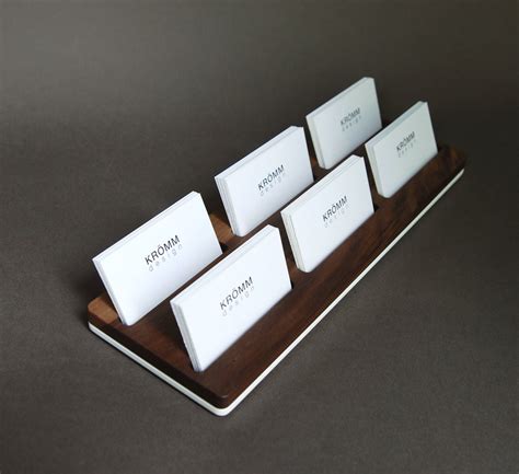 business card holder for desk